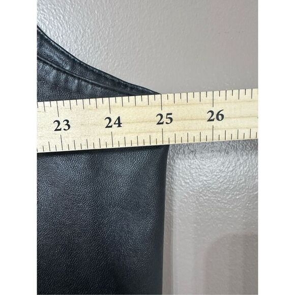 NWOT Cripple Creek Slick Black 100% Leather Western Vest Men's 3XL - Picture 6 of 9